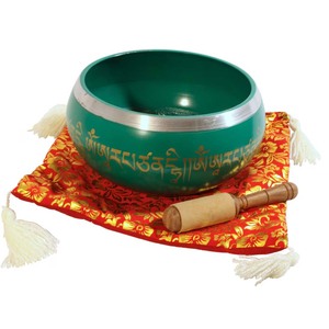 Impressionnant qualité nouveauté bol chantant en aluminium bol de méditation tibétain bol de bouddha de prière religieuse pour la thérapie de Yoga - Product Image 4