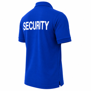 Polo de sécurité unisexe de haute qualité à manches courtes, col côtelé, couleur unie, personnalisable, toutes saisons - Product Image 4