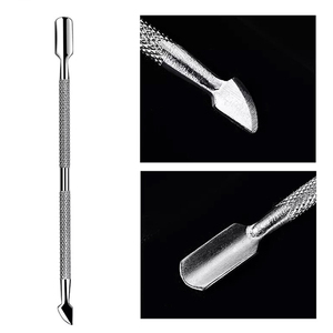 Empujadores de uñas para cutículas Acero inoxidable de doble punta Manicura Nail Art Toenail Empujadores de cutículas - Product Image 2