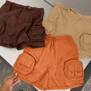 Pantalones Cortos Cargo para Hombre, Shorts de Poliéster de Gran Tamaño de Alta Calidad con Logotipo Personalizado y Bolsillo con Cremallera - Product Image 2