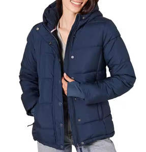 Vestes d'hiver matelassées pour femmes, vente chaude, fermeture éclair unie, tricotées, respirantes, imperméables, coupe-vent, haute qualité, mode, confortables - Product Image 1