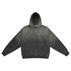 เสื้อฮู้ดผู้ชายคุณภาพพรีเมียมสำหรับฤดูหนาว แขนยาว มีฮู้ด ผ้าฟลีซ กันลม สวมใส่สบาย ผลิตจากโพลีเอสเตอร์/คอตตอน สีซีดแบบซันเฟด - Product Image 4