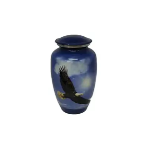 Urnas de Cremación de Granito y Aluminio con Grabado, para Cenizas Humanas Adultas, Urna Funeraria Conmemorativa Grande Hecha a Mano - Product Image 4