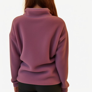 Sudadera con Capucha de Forro Polar Sólido para Exteriores, Chaqueta Cálida de Invierno para Senderismo y Camping, Unisex, 100% Poliéster, Ecológica, Personalizable, OEM, ODM - Product Image 4