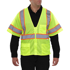 Hi Vis Safety Vest Hi Visibility Construction Work Wear Custom Logo and Custom <b>Number</b> Size Safety Vest for Men - Product Image 3
