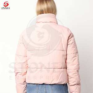 <b>Women's</b> Custom Logo Packable <b>Lightweight</b> Jacket <b>for</b> Winter 2024 Quilted <b>Coat</b> Cotton Filling Custom Logo <b>Women's</b> Puffer <b>Coat</b> - Product Image 6