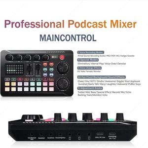 Kit de microphones doubles WEB BM800 avec carte son F998 Max, compatible 9 appareils pour l'enregistrement de podcasts - Product Image 3