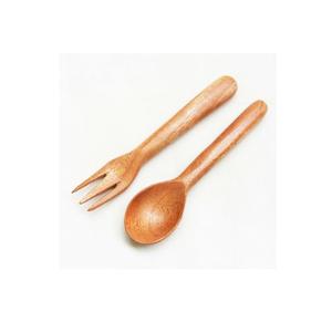Cuillère et fourchette à dîner en bois de luxe pour ustensiles de cuisine à faible coût couverts en bois de taille personnalisée ensembles de couverts pour la vente en gros - Product Image 1