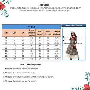 Algodón Kalamkari estampado Anarkali Kurta vestidos de noche elegantes - Product Image 5