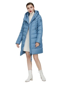 แจ็คเก็ตขนเป็ดสำหรับผู้ชายไซส์ใหญ่พิเศษกันลมมีฮู้ดเสื้อโค้ทหนาผ้าโพลีเอสเตอร์บุผ้าฝ้ายด้านหน้า - Product Image 5