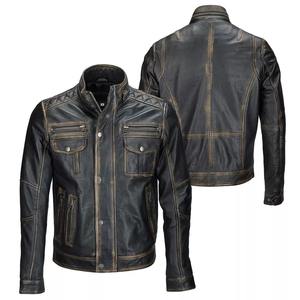 Top Trending Chaquetas de cuero para hombres Venta Personalizada de alta calidad Impermeable Transpirable Ecológico Más popular Chaquetas de cuero para hombres - Product Image 2
