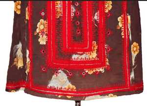 Afghani-vestido Banjara Vintage con bordado a mano, vestido bohemio único - Product Image 5