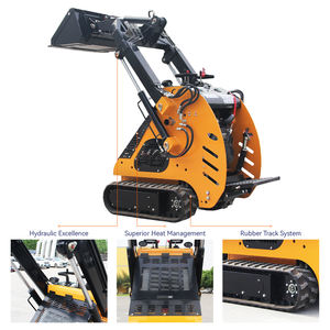 БЕСПЛАТНАЯ ДОСТАВКА: Долговечный мини-погрузчик для сада с ковшом, дизельным/бензиновым двигателем, гарантия 1 год - Product Image 4