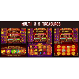 เครื่องเกมอาร์เคด 5 TREASURES JP LINK แบบกดเหรียญ รุ่น Wms550 Pot of Gold จากโรงงานผู้ผลิต - Product Image 1