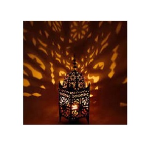 Lanternes marocaines suspendues de couleur bleue lanterne de conception Unique pour hôtels restaurants et décoration intérieure de maison de fête de mariage - Product Image 2