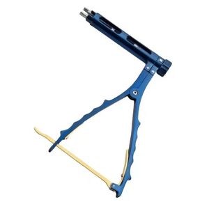 Instrumento quirúrgico de alta calidad de titanio azul Kerrison Rongeur, herramienta de cirugía de columna vertebral de acero inoxidable Premium, Neurosur profesional - Product Image 1