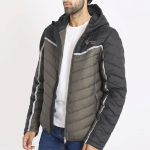 เสื้อแจ็กเก็ตขนเป็ดสำหรับผู้ชายเสื้อสไตล์สตรีทแวร์พร้อมโลโก้ด้านหน้ากันลมและลำลองสำหรับ2025 - Product Image 4