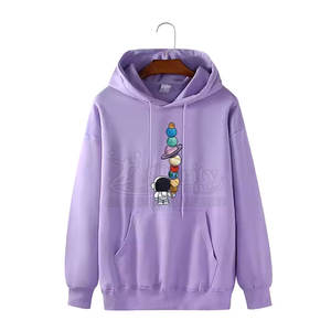 Vêtements décontractés meilleure vente hommes hiver bouffante impression sweat à capuche logo personnalisé vente directe d'usine léger - Product Image 1