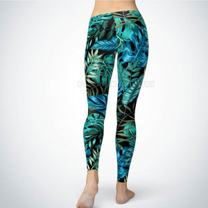 Legging gráfico sin costuras de alta calidad para mujer, ropa deportiva de cintura media con mallas de patrón sólido - Product Image 2