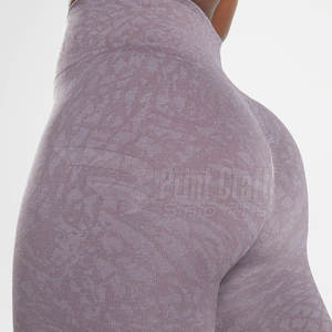 Leggings de yoga pour femmes de bonne qualité, taille élastique, couleur unie, leggings pour femmes sur mesure à vendre - Product Image 6