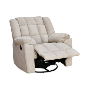 Vivo Moderne 1 Places Beige Tissu Manuel Rooker & Pivotant Inclinable Siège de Salon Simple Canapé Inclinable Manuel pour le Salon - Product Image 2