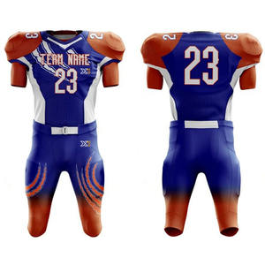 ชุดฟุตบอลอเมริกันปรับราคาได้คุณภาพสูงและพรีเมี่ยมออกแบบโลโก้ตามสั่งขายส่งโดยผู้ผลิต - Product Image 1