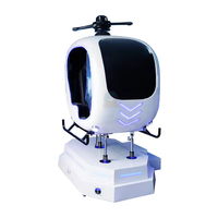 Simulateur de vol VR pour parc d'attractions, jeu de réalité virtuelle 9D pour un joueur, machine de jeu Creatfun Y809 pour centre commercial