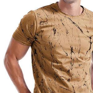 T-shirt pour homme en coton 100% de qualité supérieure, coupe ample et confortable, avec impression graphique moderne, en vente en ligne - Product Image 4