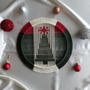 Venta al por mayor hecho a mano de macramé de Navidad decoración de pared regalo de Navidad decoración del hogar para vacaciones de Vietnam - Product Image 5