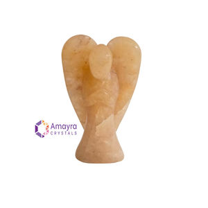 Gemstone Yellow Aventurine Angel available in bulk quantity <b>Top</b> Quality Agate Sculpture Online from Amayra <b>Crystal</b> Export India - Product Image 1