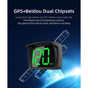 Compteur de vitesse numérique GPS AEK-Tech BJ-SP01 pour véhicules et motos USB 5V 1-199 km/h IP65 - Product Image 6