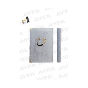 Medium Size 295 White-sealed Velvet <b>Boxed</b> Holy Quran for Children Education Genre <b>Book</b> 5 Pieces Red & Black Inner Paper - Product Image 3