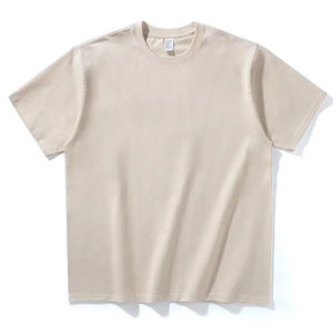 T-shirt à col rond surdimensionné unisexe de qualité supérieure pour hommes 100% coton avec motif imprimé en tissu éponge Airlism Comfort Fit - Product Image 6