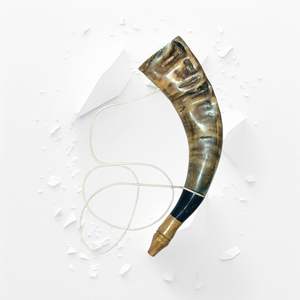 Customizable Portable <b>Buffalo</b> Ox Viking <b>Horn</b> Polished Finish Look Authentic Handcrafted Souvenir <b>Buffalo</b> <b>Horn</b> Viking Blower - Product Image 4