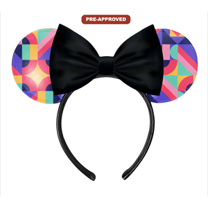 Diadema con orejas de ratón de vinilo, accesorio para el cabello, diseño personalizado a pedido, fabricación directa de fábrica, concepto de diseño aprobado previamente - Product Image 1