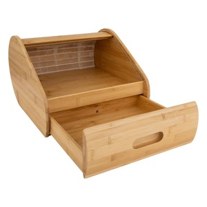 กล่องขนมปังไม้ไผ่พร้อมลิ้นชักกล่องกระดาษทิชชูทำจากไม้ไผ่เป็นมิตรกับสิ่งแวดล้อมของตกแต่งบ้านและโต๊ะจากเวียดนาม - Product Image 2