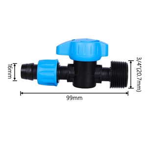 Conectores de cinta de <span class=keywords><strong>goteo</strong></span> de 16mm y 20mm, miniválvulas de púas para <span class=keywords><strong>riego</strong></span> <span class=keywords><strong>por</strong></span> <span class=keywords><strong>goteo</strong></span> agrícola - Product Image 4