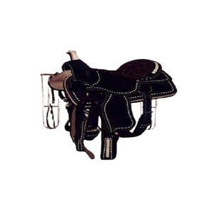 Sillín de sendero de caballo occidental de estilo inglés profesional Montar a caballo sintético de cuero de alta calidad de alta demanda - Product Image 1