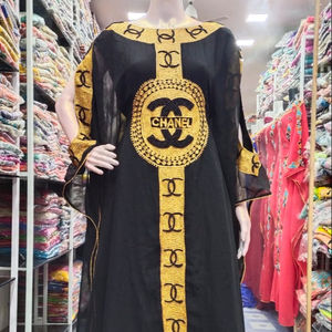 Kaftan marocain de belle couleur, caftan musulman traditionnel, perles de pierre, travail à la main, kaftan marocain nouveau design 2022 - Product Image 1