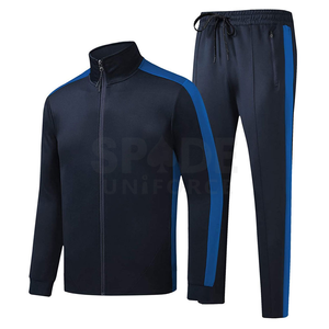 Offre Spéciale survêtement personnalisé 100% coton pour hommes coupe ajustée et grande taille couleur unie pour l'hiver - Product Image 1