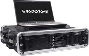 Estuche de Transporte para DJ Sound Town STRC-A4U 4U PA, ABS, 19” de Profundidad, Cierres Resistentes - Product Image 2