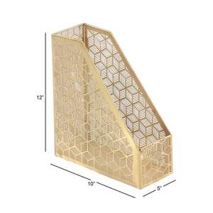 Servilletero de alta calidad, acabado dorado, diseño de corte láser de Metal, decoración de Mesa para el hogar, hotel y restaurante, artículo de utilidad - Product Image 2