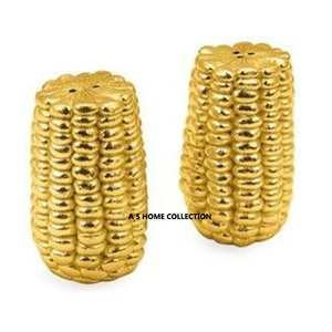 Pot de sel et de poivre plaqué or à texture gaufrée de la plus grande qualité pour la décoration de table à manger ou les cadeaux haut de gamme - Product Image 6