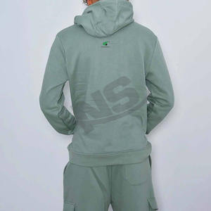Ensemble sweat-shirt et short pour homme à séchage rapide, vente en gros, 100% coton, coupe ample, logo personnalisé, vêtements de sport d'été pour la salle de sport - Product Image 5