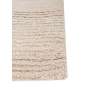 Alfombra Azalea Ivory de Lana y Seda de Bambú Anudada a Mano, 10 mm de Grosor, Rectangular, con Patrón Abstracto para Hogar y Pasillo -Esk-344 - Product Image 4