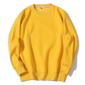 9.7 unisexe hommes femmes unisexe col rond pull-over OEM personnalisable solide décontracté col rond hommes sweats à capuche pull sweats - Product Image 5