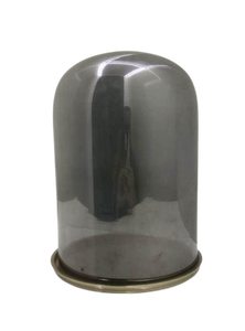 Support à gâteau en aluminium et en verre noir couleur naturelle utilisé pour la décoration de table d'hôtel et de cuisine personnalisée - Product Image 3