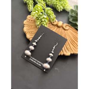 Pendientes Colgantes Treva Jim de Plata de Ley con Perlas de Agua Dulce, Diseño de Bola y Flor con Esmeralda, Diamante y Rubí, Ideales para Bodas y Fiestas - Product Image 4