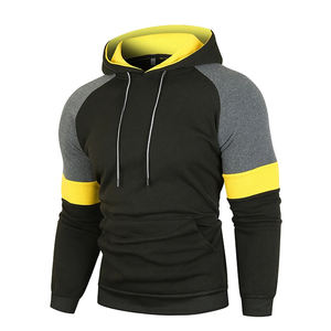 เสื้อฮู้ดผู้ชายผ้าฝ้ายแบบสวมหัวใส่ได้ทั้งชายและหญิงเสื้อฮู้ดสีพื้น - Product Image 2