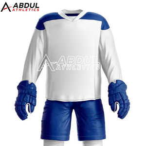 ชุดฮอกกี้น้ำแข็งสำหรับทีมชาย ผลิตจากผ้าทนทานและสวมใส่สบาย - Product Image 5